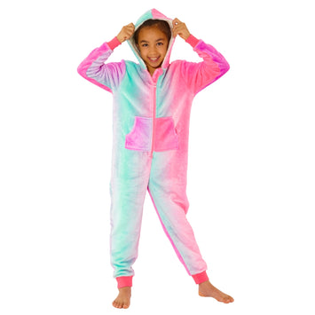 Girls Mermaid Ombre Dressing Gown