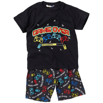 Game Over Consoles Print Shortie Pyjamas