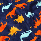 Navy Blue & Multicolour Boys Dinosaur Print Onesie