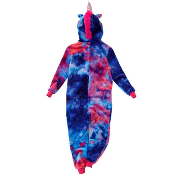 Bright Tie Dye Unicorn Onesie