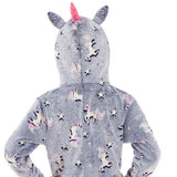 Child's Lilac & Pink Glow In The Dark Unicorn Dressing Gown