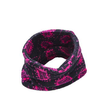 Pink & Black Game Over! Fleece Neck Warmer Snood
