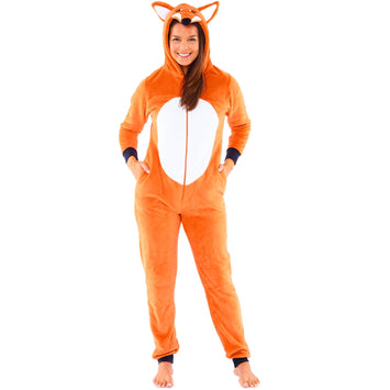 Women's Fox Fleece Onesie