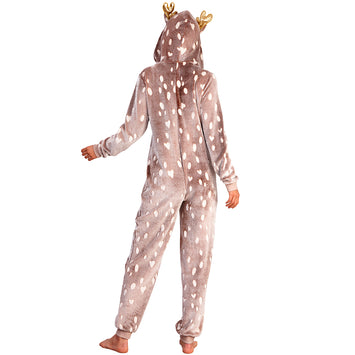 Women's Reindeer Dressing Gown