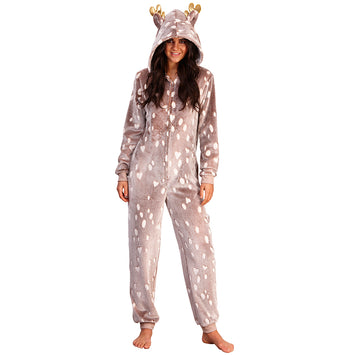 Women's Reindeer Dressing Gown