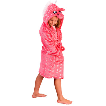 Silver Stars Unicorn Dressing Gown