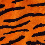 Mens Orange Tiger Fleece Onesie