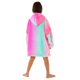 Ombre oversized oodie blanket