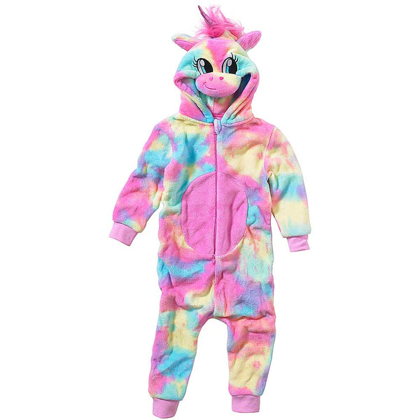 Girl's Rainbow Unicorn Onesie - Kids Characters