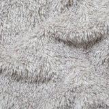 Adult Grey Fluffy Fleece Wearable Hoodie Blanket