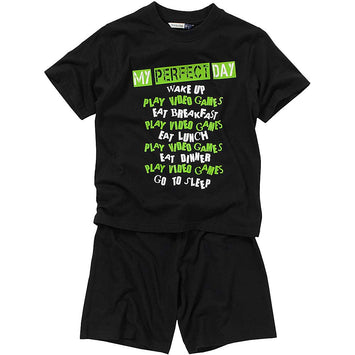 Boys My Perfect Day Shortie Pyjama