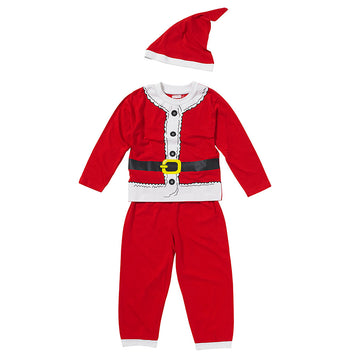 Childs Father Christmas Dress Up Pyjamas