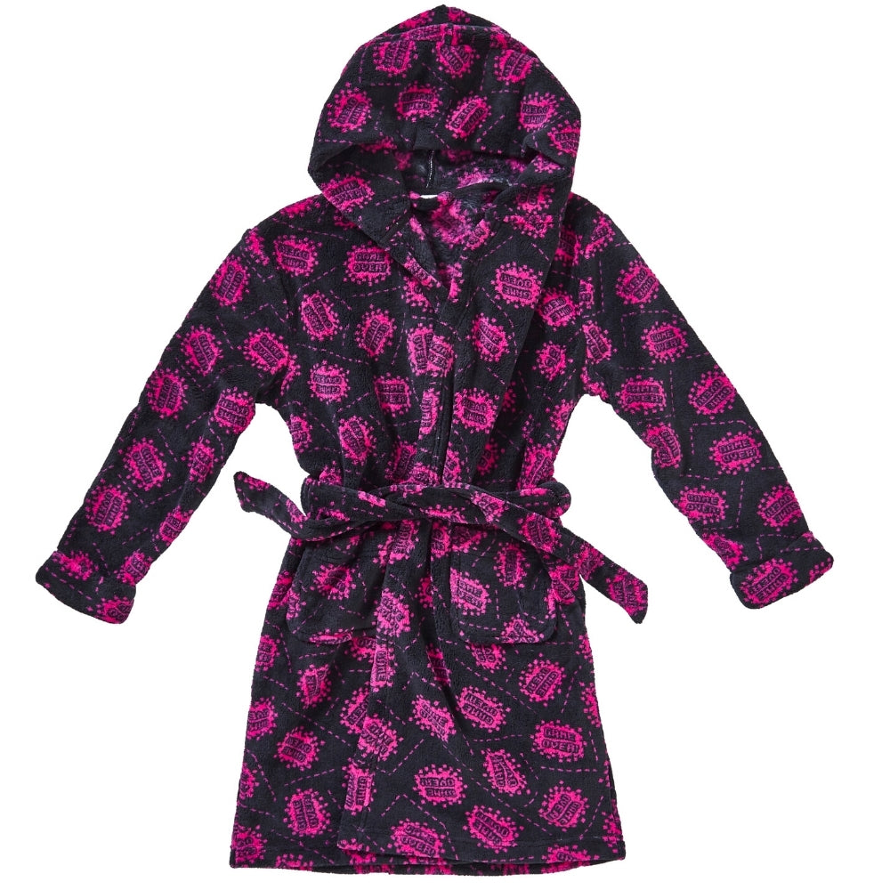 Girls Game Over Print Dressing Gown