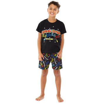 Game Over Consoles Print Shortie Pyjamas