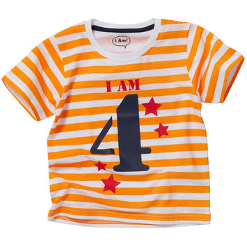 Boys I Am 4 Birthday Short Sleeve T-Shirt