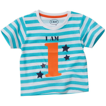 Boys I Am 1 Birthday Short Sleeve T-Shirt