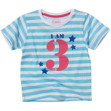 Girls I Am 3 Birthday Short Sleeve T-Shirt