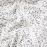 White Pattern Snow Leopard Onesie