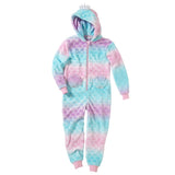 Girls Mermaid Ombre Dressing Gown