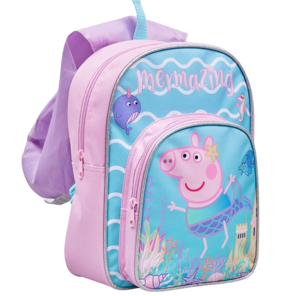 Peppa Pig Mermaid Backpack With Hood