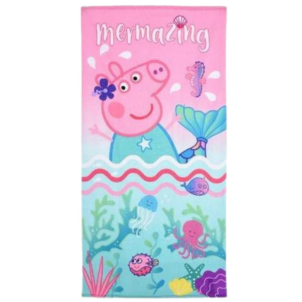 Peppa Pig Pink & Blue Beach Towel